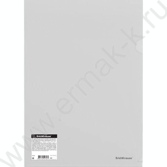 Папка уголок А4 Fizzy Clear /прозрачная | Фото 1