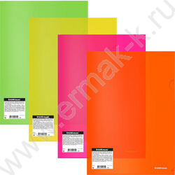 Папка уголок А4 Glossy Neon /полупрозрачная, ассорти | Фото 1