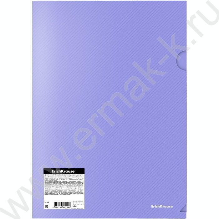 Папка уголок А4 Diagonal Pastel /ассорти | Фото 3