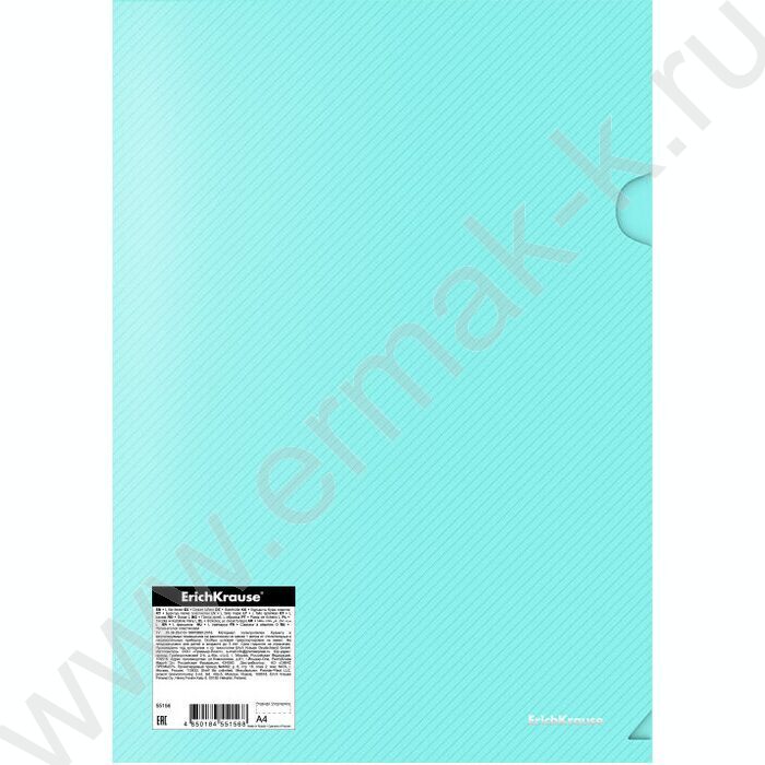 Папка уголок А4 Diagonal Pastel /ассорти | Фото 4