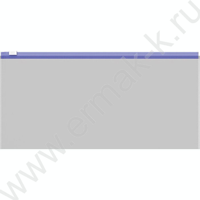 Папка-конверт на молнии Travel Zip "Fizzy Clear" с цветной молнией /прозрачная, ассорти | Фото 3