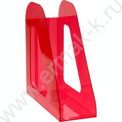 Лоток вертикальный литой "Фаворит" /тонированный красный /ширина 90мм | Фото 1