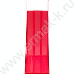 Лоток вертикальный литой "Фаворит" /тонированный красный /ширина 90мм | Фото 2