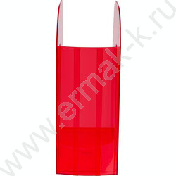 Лоток вертикальный литой "Фаворит" /тонированный красный /ширина 90мм | Фото 4