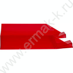 Лоток горизонтальный Фаворит /тонированный красный,255мм/ | Фото 2