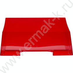 Лоток горизонтальный Фаворит /тонированный красный,255мм/ | Фото 3
