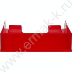 Лоток горизонтальный Фаворит /тонированный красный,255мм/ | Фото 4