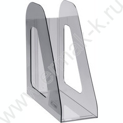 Лоток вертикальный литой "Фаворит" /тонированный черный /ширина 90мм | Фото 1