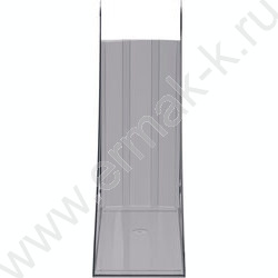 Лоток вертикальный литой "Фаворит" /тонированный черный /ширина 90мм | Фото 2