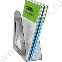 Лоток вертикальный литой "Фаворит" /тонированный черный /ширина 90мм | Фото 5