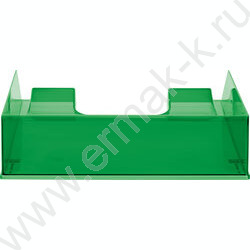 Лоток горизонтальный Фаворит /тонированный зеленый,255мм/ | Фото 4