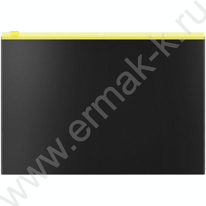 Папка-конверт на молнии B5 Zip "Matt Accent" /черный /цвет молнии - ассорти | Фото 2