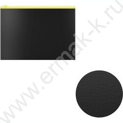 Папка-конверт на молнии C6 Zip "Matt Accent" /черный /цвет молнии - ассорти | Фото 2