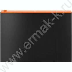 Папка-конверт на молнии C6 Zip "Matt Accent" /черный /цвет молнии - ассорти | Фото 4