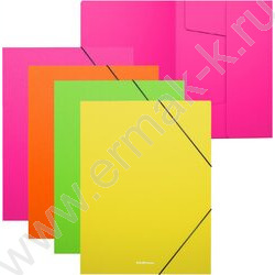 Папка на резинках Matt Neon ассорти А4 | Фото 1
