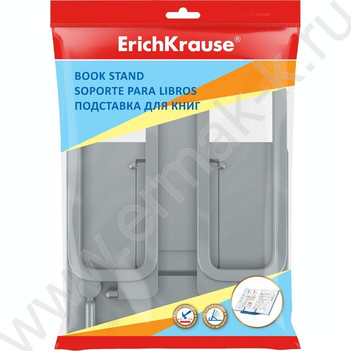 Подставка д/книг "Base, Ice Metallic" /пластиковая /серебряная | Фото 2