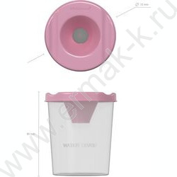 Стакан - непроливайка Pastel /розовый | Фото 2