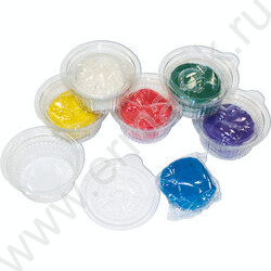 Тесто д/лепки   6цв по 80гр Кроха /+ 6 крышки-формочки | Фото 3