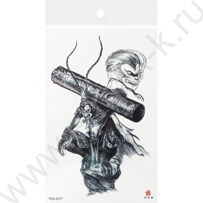 Наклейки Татуировка.12*19см Японская мифология | Фото 2