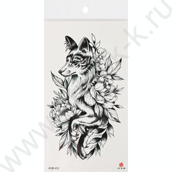 Наклейки Татуировка.11.4*21см Животные микс 2 | Фото 2