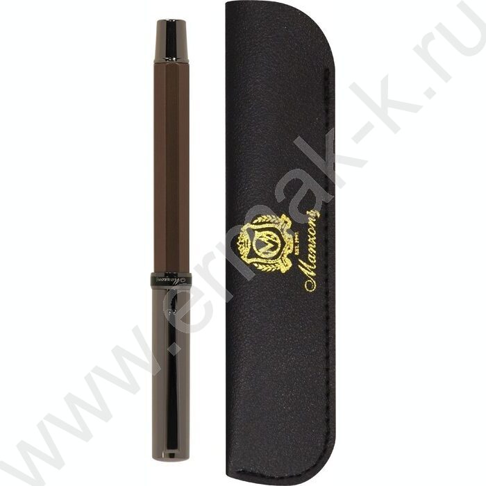 Роллер  Coliseum /цвет чернил синий /корпус металл /коричневый | Фото 6