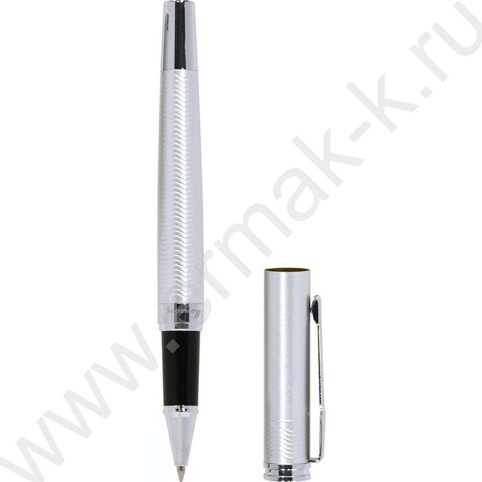 Роллер  Piza /цвет чернил синий /корпус металл /серебро | Фото 1