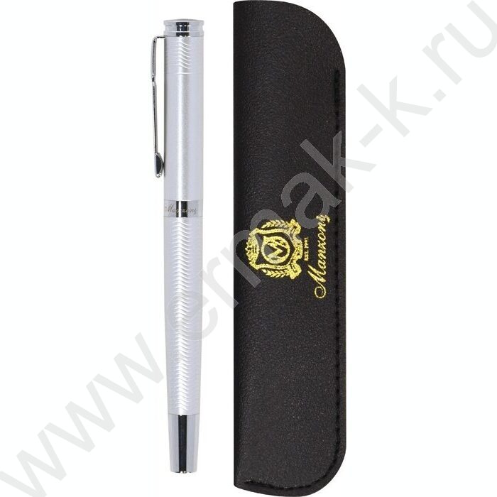 Роллер  Piza /цвет чернил синий /корпус металл /серебро | Фото 6