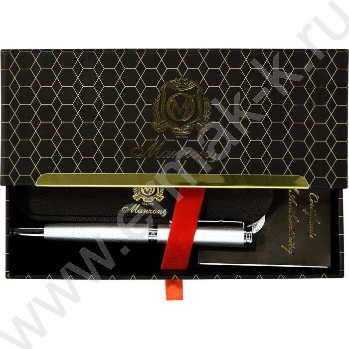 Роллер  Piza /цвет чернил синий /корпус металл /серебро | Фото 8