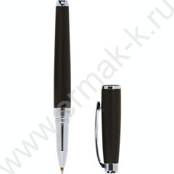 Роллер  Piza /цвет чернил синий /корпус металл /темно-коричневый с серебром | Фото 1