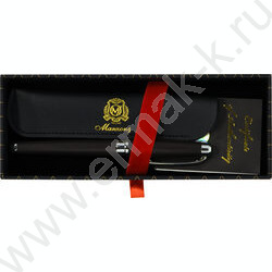 Роллер  Piza /цвет чернил синий /корпус металл /темно-коричневый с серебром | Фото 7