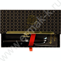 Роллер  Piza /цвет чернил синий /корпус металл /темно-коричневый с серебром | Фото 8