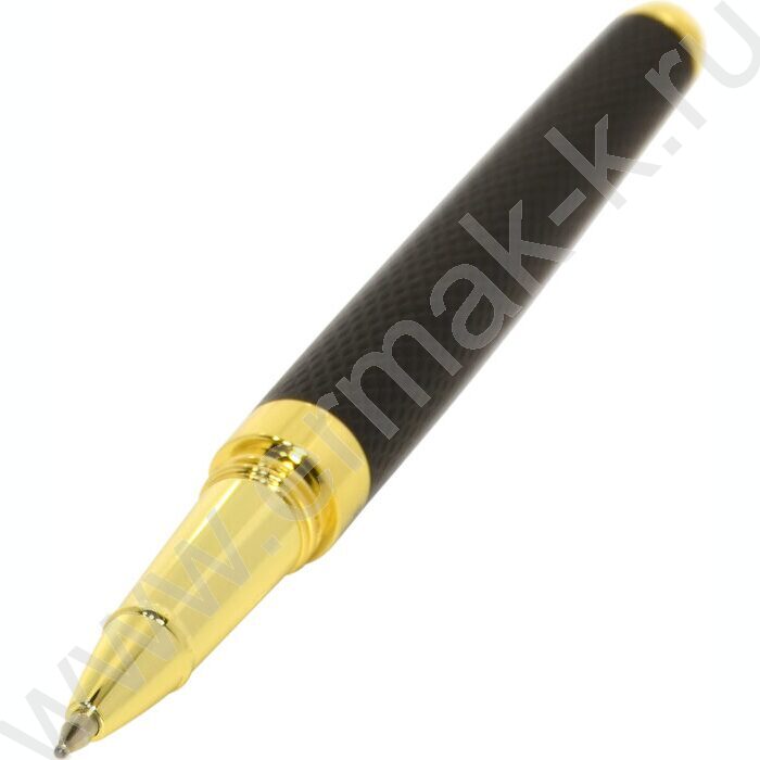 Роллер  Piza /цвет чернил синий /корпус металл /темно-коричневый с золотом | Фото 4