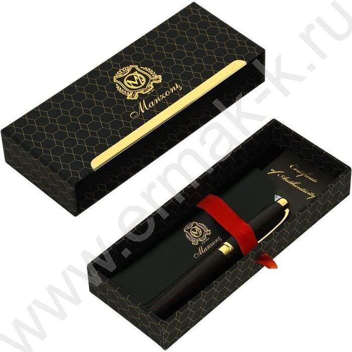 Роллер  Piza /цвет чернил синий /корпус металл /темно-коричневый с золотом | Фото 5