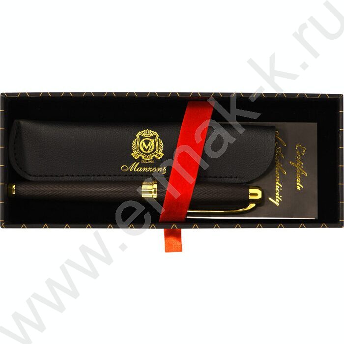 Роллер  Piza /цвет чернил синий /корпус металл /темно-коричневый с золотом | Фото 7