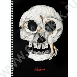 Тетрадь  80л А4 клетка/спираль "Оптическая иллюзия-1" | Фото 1