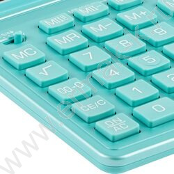 Калькулятор ELEVEN SDC-444X-GN /двойное питание/ бирюзовый, 12 разряд | Фото 3