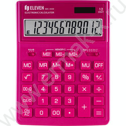 Калькулятор ELEVEN SDC-444X-PK /двойное питание/ розовый, 12 разряд | Фото 2
