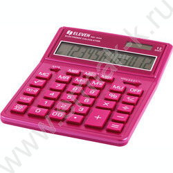 Калькулятор ELEVEN SDC-444X-PK /двойное питание/ розовый, 12 разряд | Фото 4