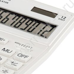 Калькулятор ELEVEN SDC-444X-WH /двойное питание/ белый, 12 разряд | Фото 2
