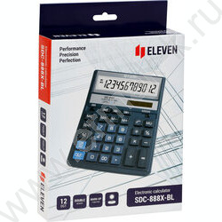 Калькулятор ELEVEN SDC-888X-BL /двойное питание/ синий, 12 разряд | Фото 6