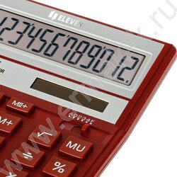 Калькулятор ELEVEN SDC-888X-RD /двойное питание/ красный, 12 разряд | Фото 5
