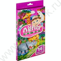 Пластилин  16цв 320г Лёпа+стек европодвес | Фото 2