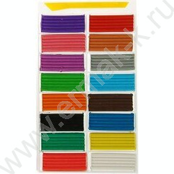 Пластилин  16цв 320г Лёпа+стек европодвес | Фото 3