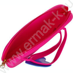 Пенал мягкий силикон 1молния 190*80*43мм /в форме сланца /ассорти | Фото 5