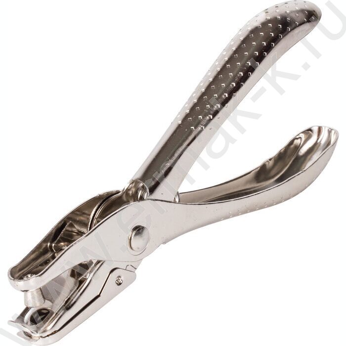 Дырокол   6л метал /1отверстие/ серебро "HL-1" | Фото 1