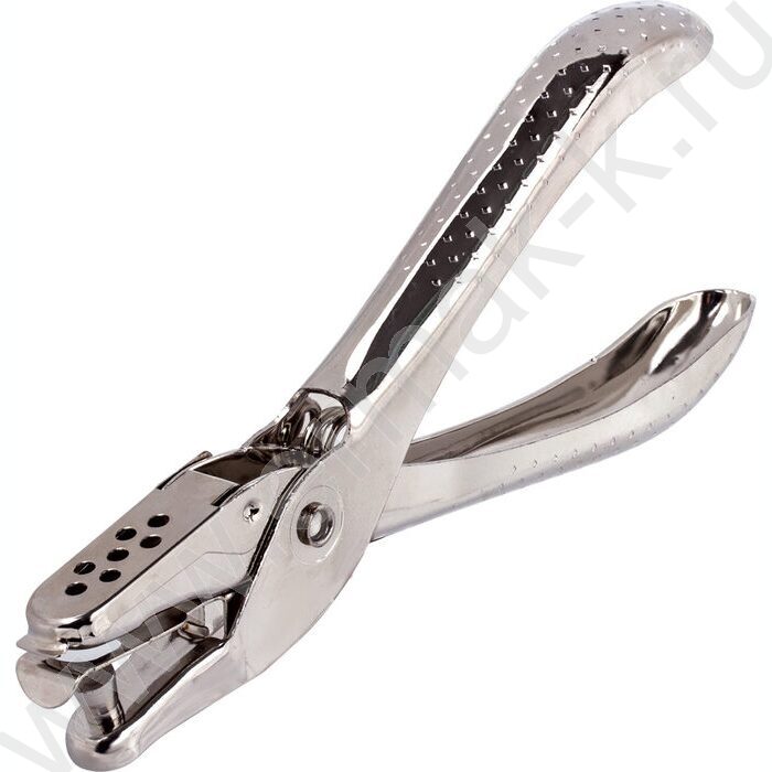 Дырокол   6л метал /1отверстие/ серебро "HL-1" | Фото 2