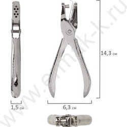 Дырокол   6л метал /1отверстие/ серебро "HL-1" | Фото 4