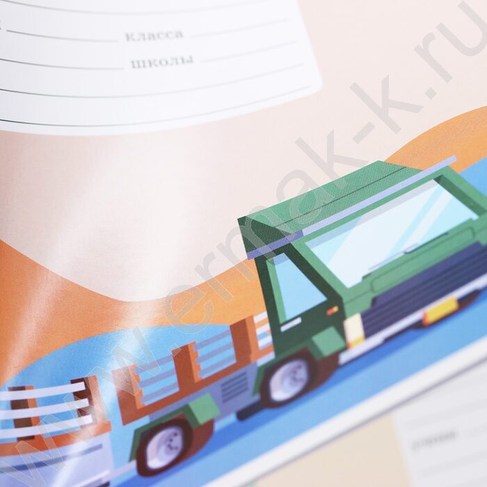 Тетрадь  12л линейка "Грузовики" 5видов | Фото 6