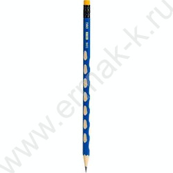 Карандаш ч/гр с ластиком HB "U-Touch" трехгранный /с засечками | Фото 1