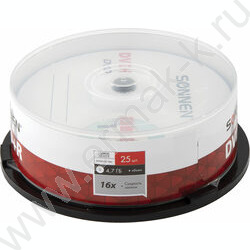 Матрица DVD+R 4.7Gb 16x (Cake Box по 25) | Фото 1